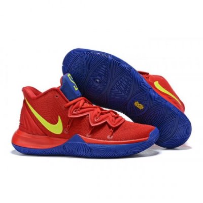 Nike Erkek Kyrie 5 University Kırmızı / Mavi Basketbol Ayakkabısı Türkiye - PV8P1DON